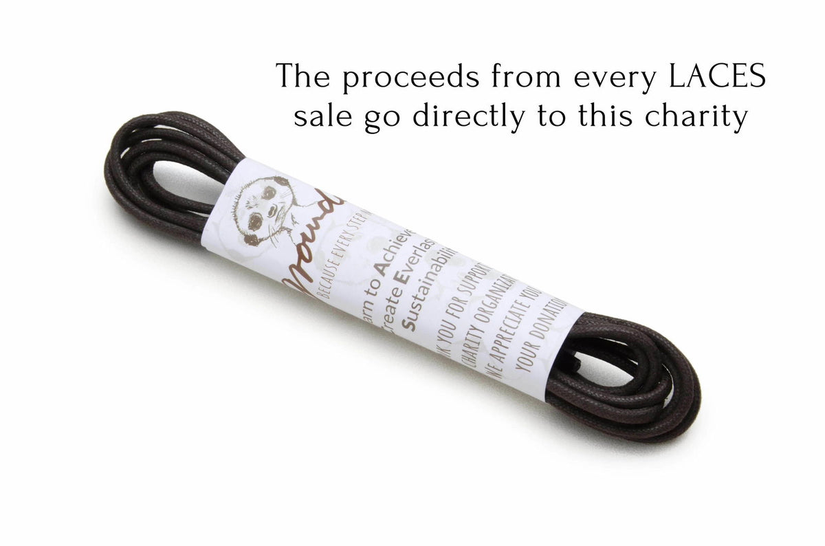 Trees for the Future LACES - dark brown shoelaces - #tag1#