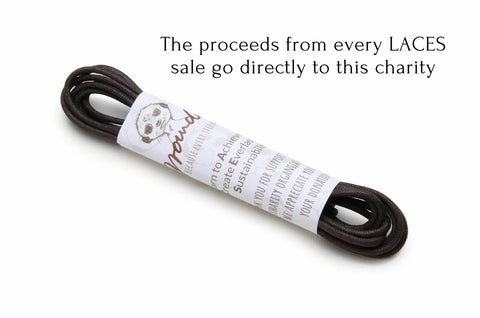 Trees for the Future LACES - dark brown shoelaces - #tag1#